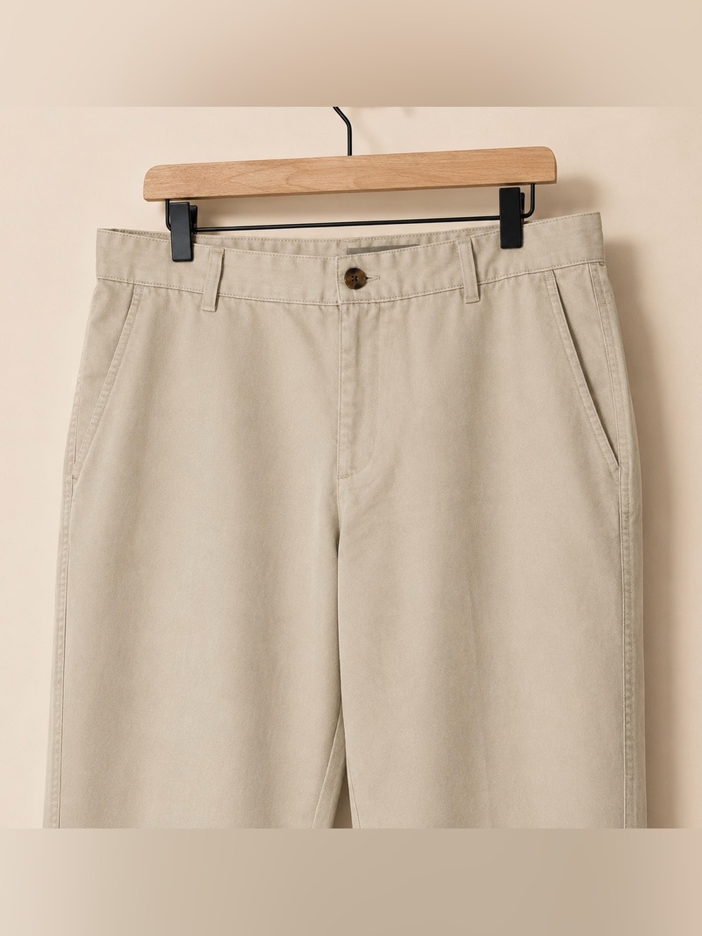 Adidas ClimaLite Mens Golf Pants Beige Khaki Flat Front Performance 34x32 - Picture 2 of 6
